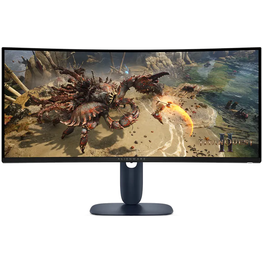 DELL Alienware 34 Curved Gaming Monitor AW3425DWM, 34" WQHD 3440x1440 at 180Hz, 21:9, 95% DCI-P3 (CIE 1976), 1 ms, 400 cd/m2(peak), 3000:1, 1.07 billion colours, 178/178, 2xHDMI, DP 1.4, USB 5Gbps Type-A,1 USB 5Gbps Type-B, Height, tilt, VESA