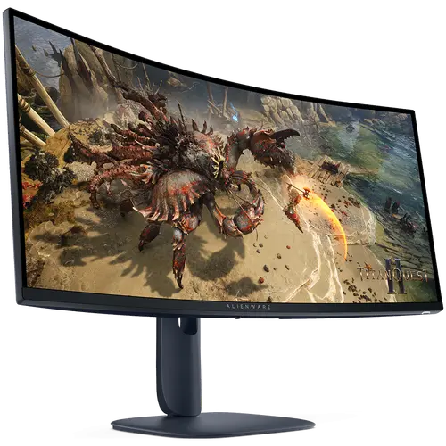 DELL Alienware 34 Curved Gaming Monitor AW3425DWM, 34" WQHD 3440x1440 at 180Hz, 21:9, 95% DCI-P3 (CIE 1976), 1 ms, 400 cd/m2(peak), 3000:1, 1.07 billion colours, 178/178, 2xHDMI, DP 1.4, USB 5Gbps Type-A,1 USB 5Gbps Type-B, Height, tilt, VESA - image 1