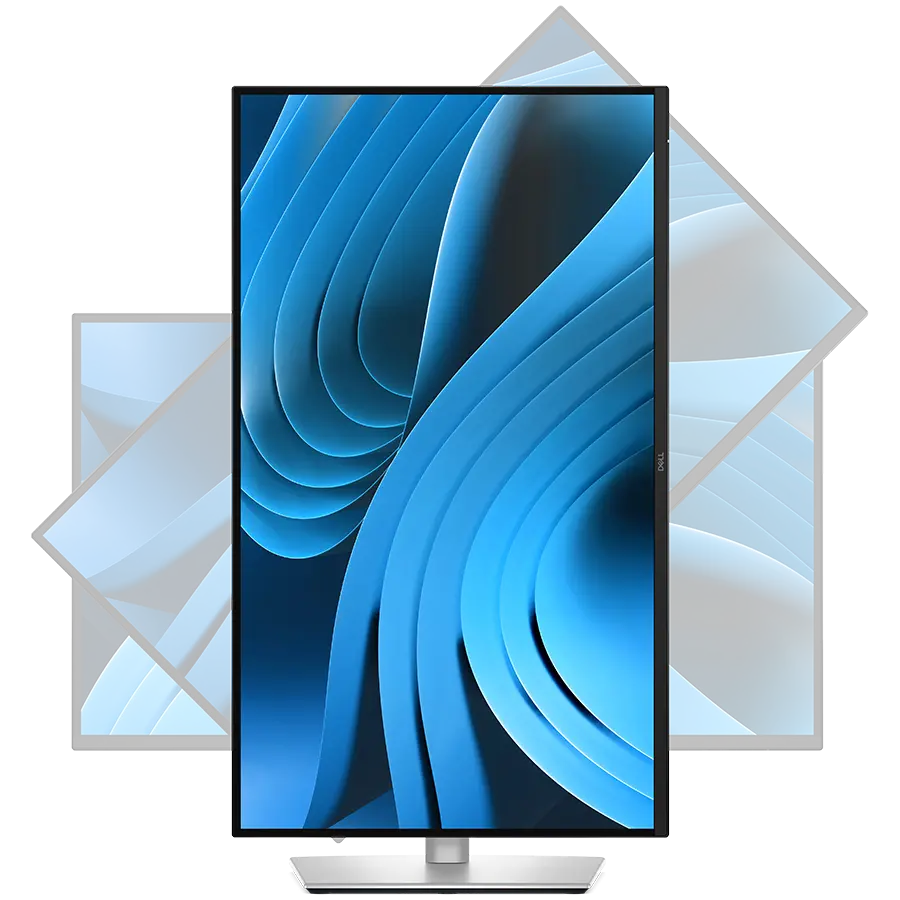 Dell Pro 27 Plus 4K USB-C Hub Monitor P2725QE 27.0" 3840x2160 100Hz, 99% sRGB(CIE 1931), 163PPI, 16:9, IPS, AG, 350 cd/m2, 1500:1, 178/178, 5ms/8ms, DP, HDMI, USB Type-A, USB, USB-C, RJ45, Height, Swivel, Tilt, Pivot - image 4