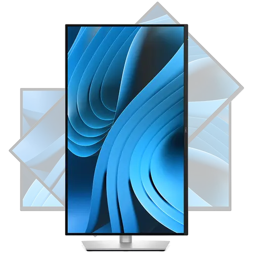 Dell Pro 27 Plus 4K USB-C Hub Monitor P2725QE 27.0" 3840x2160 100Hz, 99% sRGB(CIE 1931), 163PPI, 16:9, IPS, AG, 350 cd/m2, 1500:1, 178/178, 5ms/8ms, DP, HDMI, USB Type-A, USB, USB-C, RJ45, Height, Swivel, Tilt, Pivot - image 4