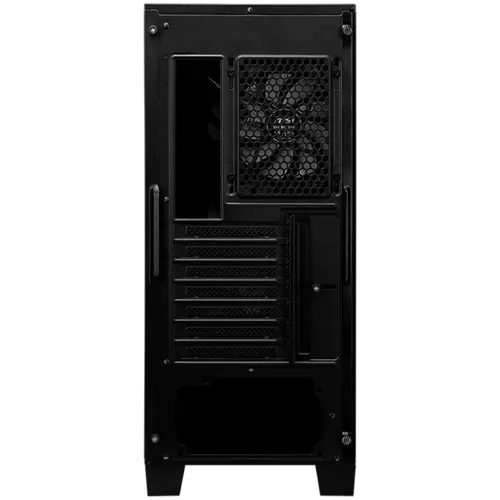 MSI MAG FORGE 120A AIRFLOW, Mid-Tower, ATX/M-ATX/ITX, 2x USB 3.2 Gen 1 Type-A, 1x Audio/1x Mic, LED On/Off Button, ARGB Hub, 6x 120mm ARGB Fans, Mesh Panel, 4mm Tempered Glass - image 4