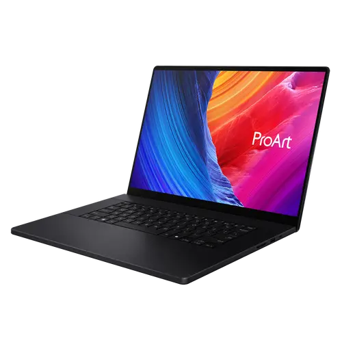 Лаптоп, Asus Pro Art, H7606WP-ME011X,AMD Ryzen AI 9 HX 370  2.0GHz (36MB Cache, up to 5.1GHz, 12 cores, 24 Threads) up to 50TOPS ,16" WQUXGA (3840X2400) 16:10  OLED 16:10  , 64 GB LPDDR5X, 2TB PCIE G4 SSD+2TB PCIE G4 SSD, RTX 5000 x6, Win 11 Pro, Black - image 2