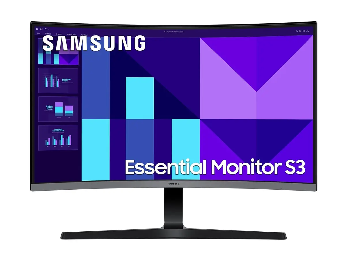 Монитор, Samsung 27D392 27" Curved VA 1920x1080 4ms 100Hz D-Sub HDMI Black