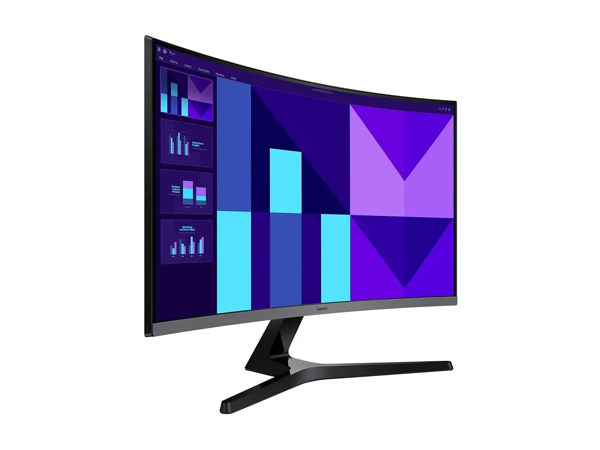 Монитор, Samsung 27D392 27" Curved VA 1920x1080 4ms 100Hz D-Sub HDMI Black - image 3