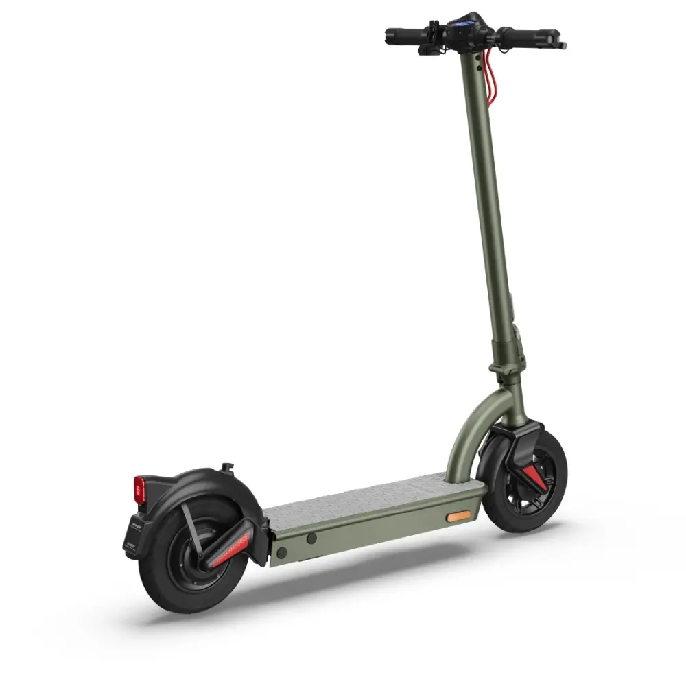 Електрически скутер, Sharp Electric Scooter, Range per charge: 35 km, 350W Motor, LED Display, e-ABS, USB Charging Port, Bluetooth, IPX4 certification, 10" Pneumatic tyre, Triple brake system, Rear Suspension, Max load: 120 kg, Olive Gray - image 1
