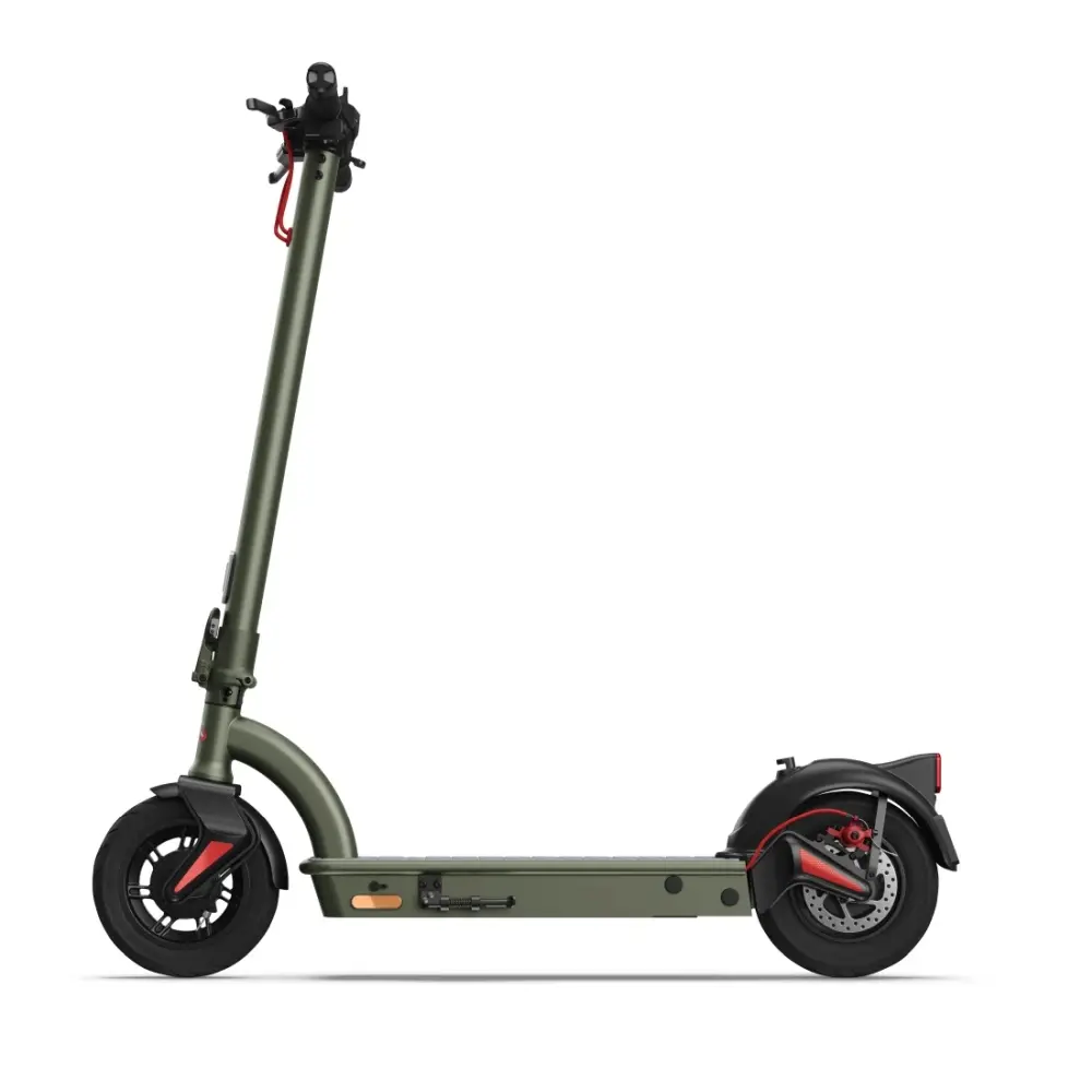 Електрически скутер, Sharp Electric Scooter, Range per charge: 35 km, 350W Motor, LED Display, e-ABS, USB Charging Port, Bluetooth, IPX4 certification, 10" Pneumatic tyre, Triple brake system, Rear Suspension, Max load: 120 kg, Olive Gray - image 2