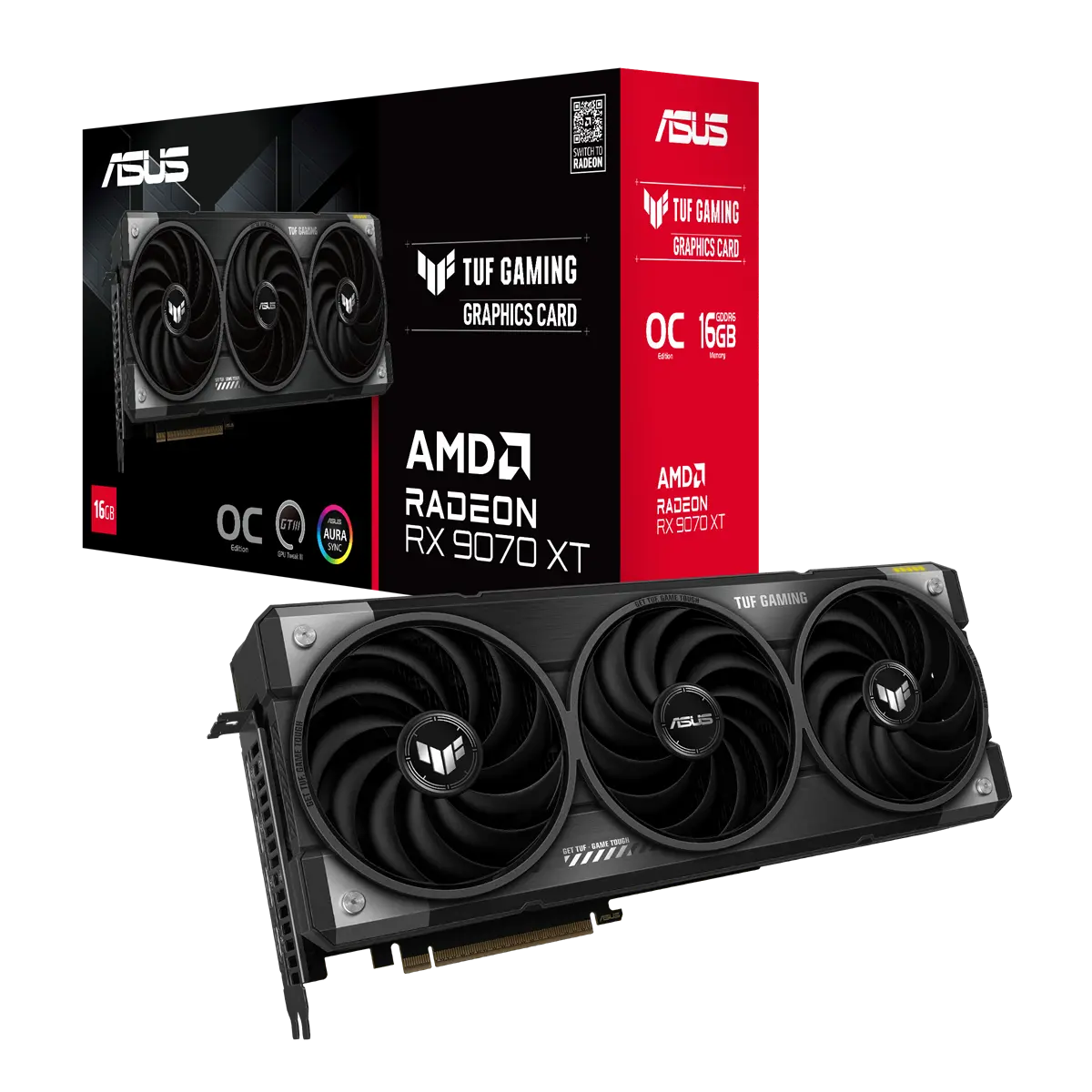 Видео карта, Asus TUF Gaming RX 9070XT 16GB GDDR6 OC