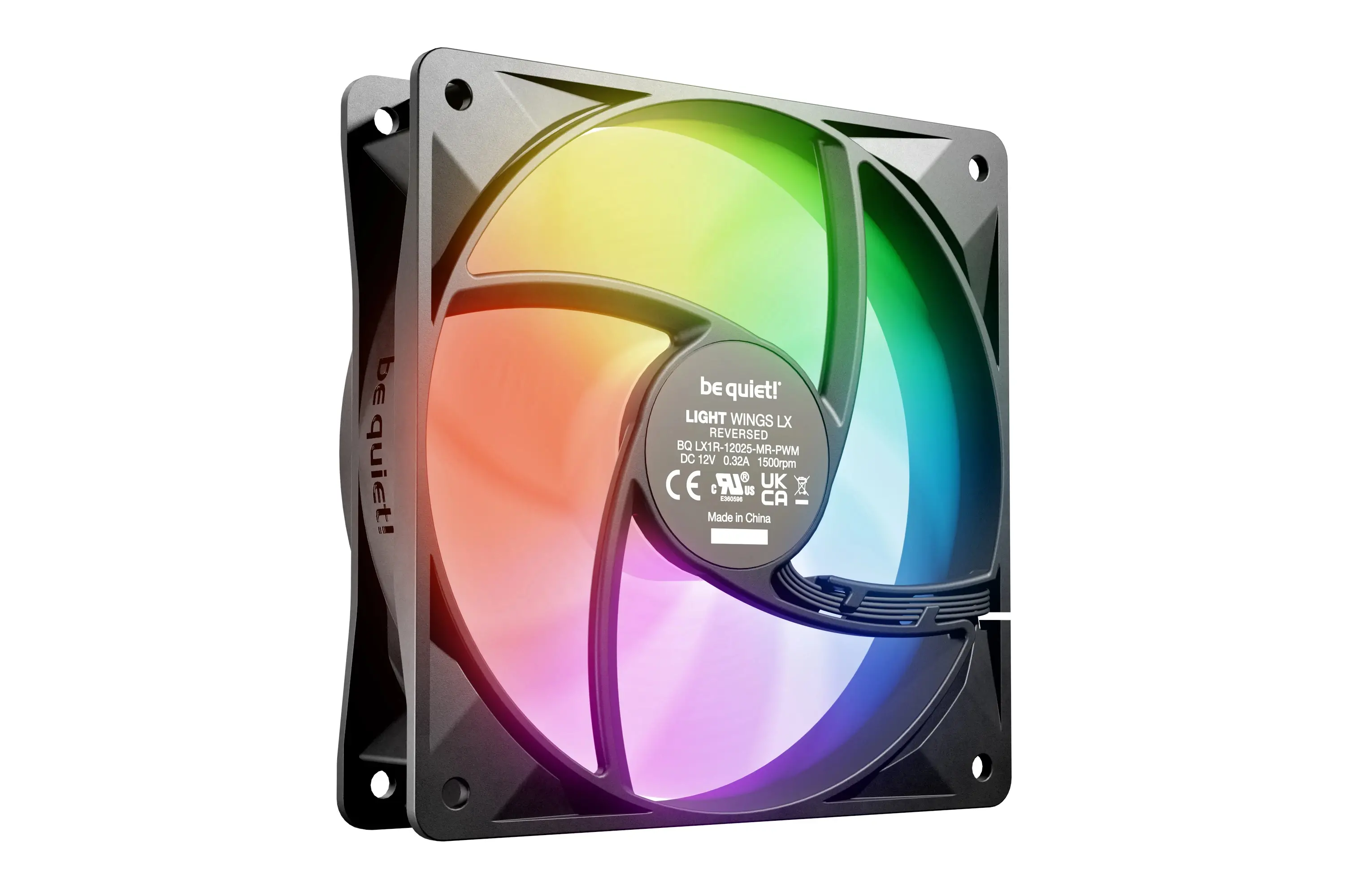 be quiet! вентилатор Fan 120mm - LIGHT WINGS LX 120mm PWM Reverse Black - image 1