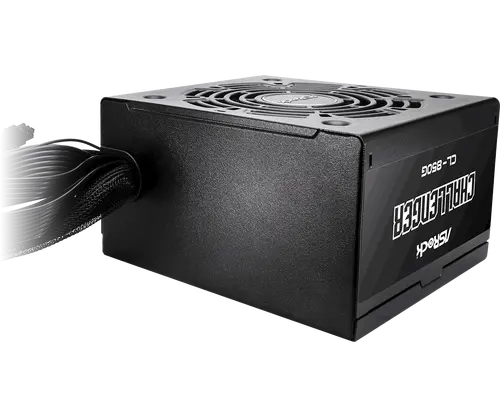 Asrock CL-850G, 850W, 80 Plus GOLD, Non Modular PSU, 2x EPS 12V CPU(4+4pin), 4x PCIe (6+2pin), 2x 4-pin connectors, 4x SATA, OCP, SCP, OVP, UVP, OTP, OPP protections, 120 mm Fan, ATX 3.1, 5Y warranty - image 3