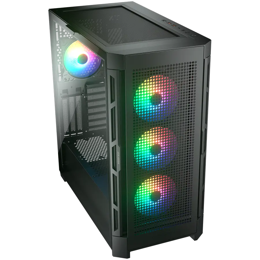COUGAR DUOFACE PRO RGB PC Case, Mid Tower, Black - image 1
