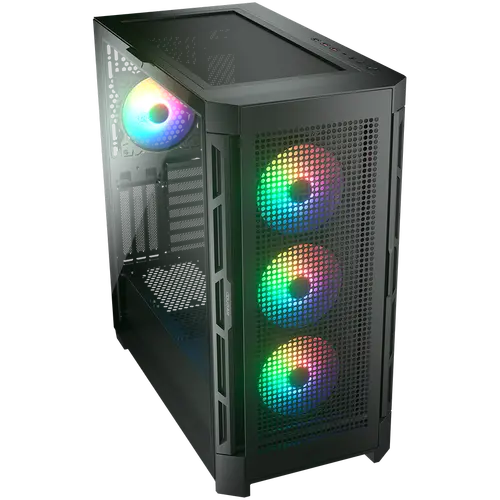 COUGAR DUOFACE PRO RGB PC Case, Mid Tower, Black - image 1