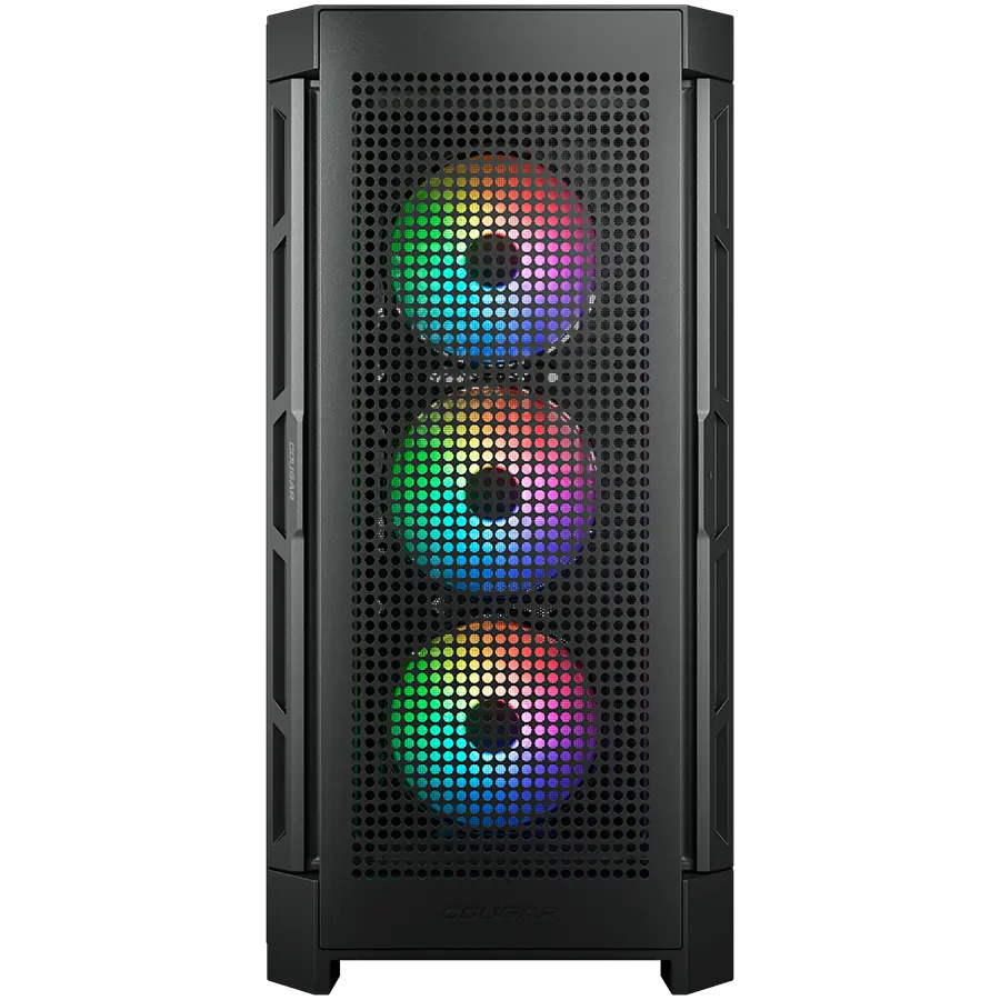 COUGAR DUOFACE PRO RGB PC Case, Mid Tower, Black - image 2