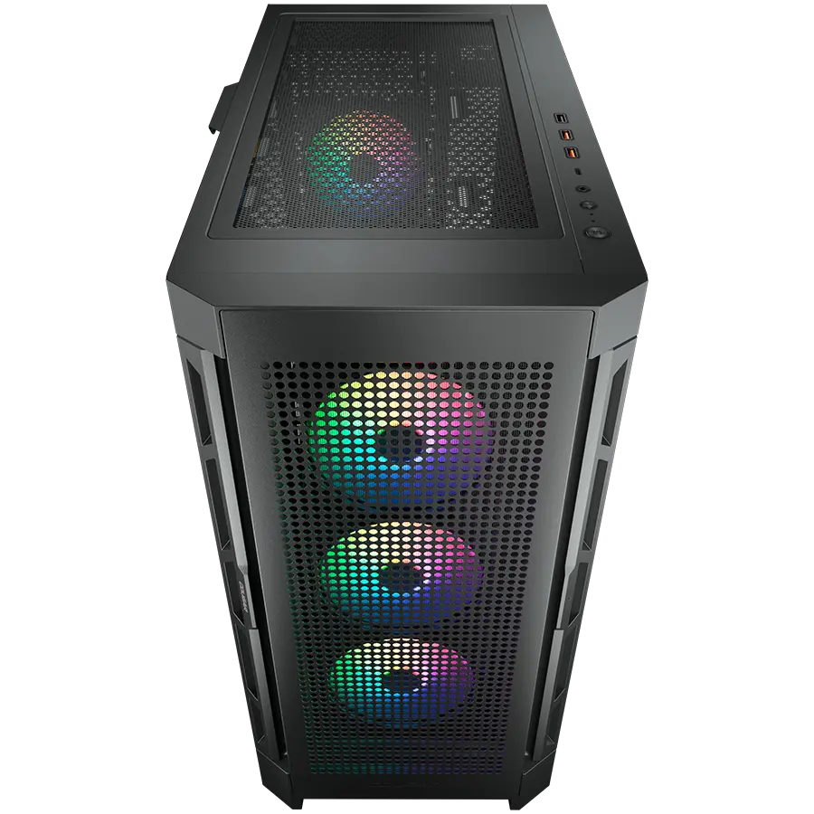 COUGAR DUOFACE PRO RGB PC Case, Mid Tower, Black - image 3