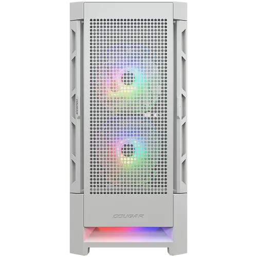 COUGAR AIRFACE RGB PC Case, Mid Tower, White - image 1