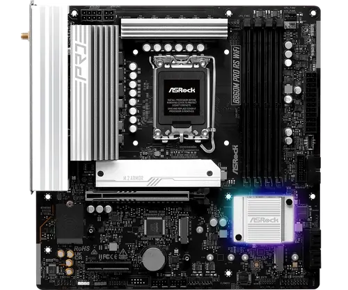 ASROCK Placă de bază Desktop B860M Pro Rs Wi-fi, S.1851, 4x DDR5, 1x PCIe 5.0 x16, 1x PCIe 4.0 x4, 1x Blazing M.2, 2x Hyper M.2, 4x SATA3, 2x USB-C ASROCK Placă de bază Desktop B860M Pro Rs Wi-fi, S.1851, 4x DDR5, 1x PCIe 5.0 x16, 1x PCIe 4.0 x4, 1x Blazing M.2, 2x Hyper M.2, 4x SATA3, 2x USB-C