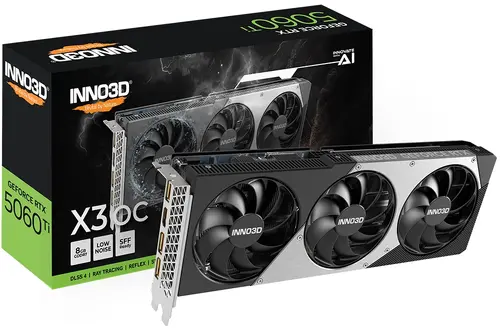 Видео карта, Inno3D GeForce RTX 5060 Ti 8GB GDDR7 X3 OC