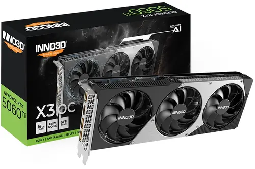 Видео карта, Inno3D GeForce RTX 5060 Ti 16GB GDDR7 X3 OC