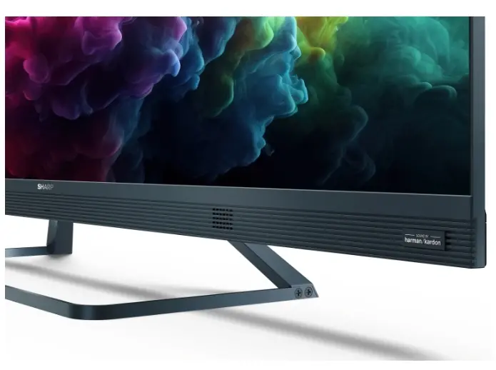 Телевизор, Sharp 55FQ8EG, 55" QLED GOOGLE TV, 4K 144Hz Quantum Dot 3840x2160 Aluminium Slim Frameless, AQUOS AI, DVB-T/T2/C/S/S2, 500 NIT, Active Motion 1400, HARMAN/KARDON, HDR10, Dolby Atmos, Dolby Vision, DTS:X, Google Assistant, HDMI eARC, Mini Composite/CVBS - image 4