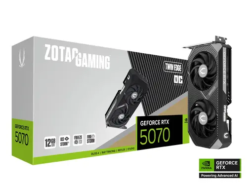 Видео карта ZOTAC GAMING RTX 5070 Twin Ege OC 12GB GDDR7 - image 5