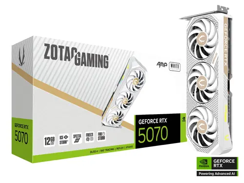 Видео карта ZOTAC GAMING RTX 5070 AMP White Edition 12GB GDDR7 - image 6