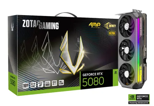 Видео карта ZOTAC GAMING RTX 5080 AMP Extreme Infinity Ultra 16GB GDDR7 - image 6