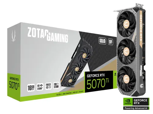 Видео карта ZOTAC GAMING RTX 5070 TI Solid SFF 16GB GDDR7 - image 6