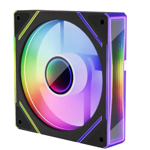 1stPlayer ventilator 120mm FC7 - Infinity Mirror ARGB - Negru - 1