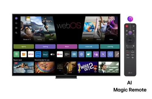 Телевизор, LG 86QNED86A3A, 86" 4K QNED HDR Smart TV, 3840x2160, 120Hz Native (VRR 144Hz), DVB-T2/C/S2, Alpha 8 AI Processor, HDR 10 PRO, webOS 25 ThinQ, 4K Upscaling, WiFi 5, Dolby Vision, Bluetooth 5.1, AirPlay 2, LAN, CI, HDMI, SPDIF, Stand - image 1