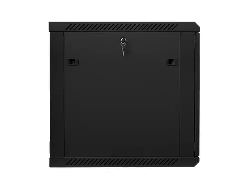 Комуникационен шкаф, Lanberg rack cabinet 19" wall-mount 12U / 600x600 for self-assembly (flat pack), black - image 3