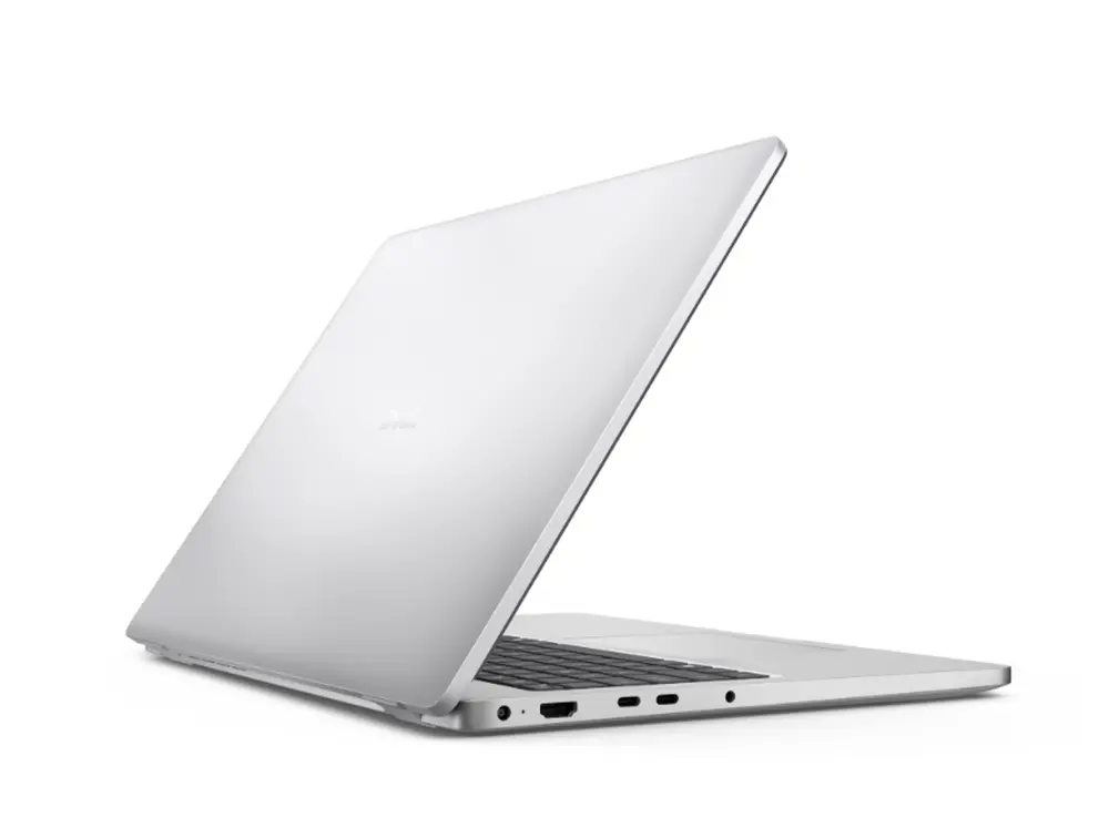 Лаптоп, Dell Pro 16 PC16250, Intel Ultra 5 235U vPro(R) (12 TOPS NPU, 12cores, up to 4.9 GHz), 16" FHD+(1920x1200) 300nits AG, 32 GB: 1x32 GB, DDR5, 5600 MT/s, 512 GB SSD, Intel Graphics, FHD HDR IR Cam and Mic, Wi-Fi 6E, FPR, Backlit Kb, Win11 Pro, Silver - image 4