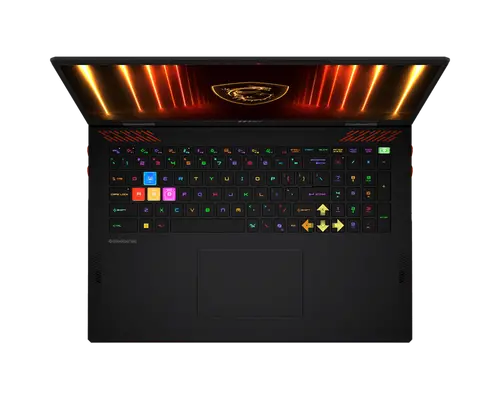 Лаптоп, MSI Raider A18 HX A9WIG, NVIDIA GeForce RTX 5080 16GB GDDR7 1334 AI TOPS, AMD Ryzen 9 9955HX3D (16C/32T Up to 5.4 GHz, 128 MB L3), 18" 16:10 UHD+ (3840x2400), MiniLED, 120Hz, 64GB DDR5 2x32 Up to DDR5-5600, 2TB Gen4x4 SSD, Wi-Fi 7, Windows 11 Home, 3.6kg - image 3