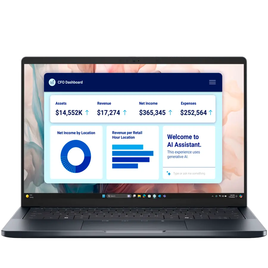 Dell Pro 14 Plus (PB14250), Intel Core Ultra 7 255U (12C, 8T, 12MB cache, up to 5.2GHz), 14.0"FHD(1920x1200) Non-Touch AG, 16GB (1x16GB) DDR5, 512GB M.2 SSD, Intel Graphics, WiFi+BT, HDR Cam+Mic, BG Backlit KBD, no FPR, Win 11 Pro, 3Y Basic onside