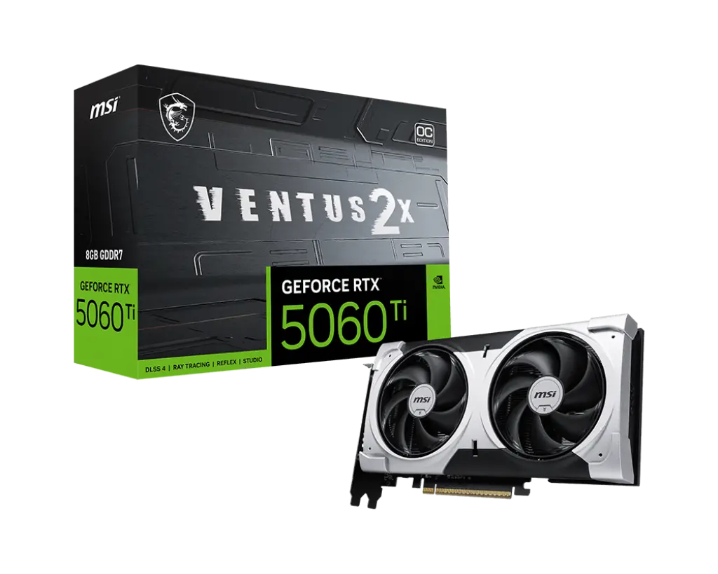 Видео карта, MSI RTX5060TI 8 VENTUS 2X OC + - image 4