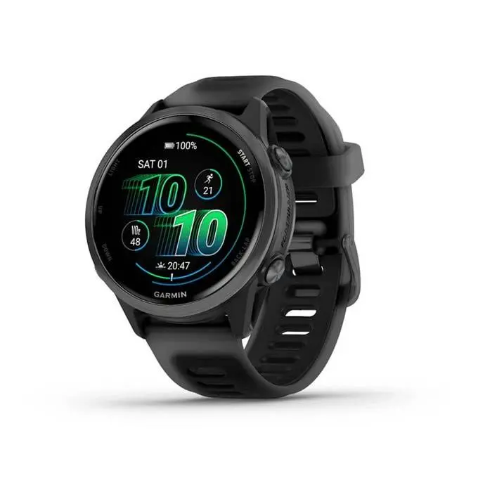 Garmin Forerunner® 570 - 42мм - Forerunner® 570 - 42мм - Slate Grey Aluminium с Translucent Black/Black каишка 010-02970-00