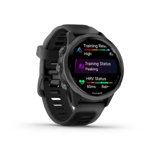 Garmin Forerunner® 570 - 42мм - Forerunner® 570 - 42мм - Slate Grey Aluminium с Translucent Black/Black каишка 010-02970-00 - image 2