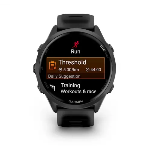 Garmin Forerunner® 570 - 47mm - Forerunner® 570 - 47mm - Slate Grey Aluminium με λουρί Translucent Black/Black 010-02971-00 - 2
