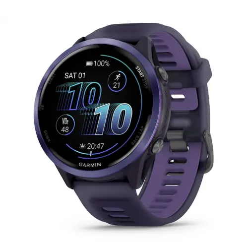 Garmin Forerunner® 570 - 47мм - Forerunner® 570 - 47мм - Indigo Aluminium с Translucent Imperial Purple/Indigo каишка 010-02971-02