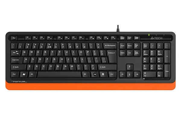 Tastatură, A4 FKS10 MULTM KEYB portocalie