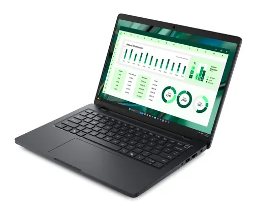 Лаптоп, Dell Pro Max 14 MC14250, Intel 7 255H (24MB, 16 cores, up to 5.10 GHz Turbo), 14.0" FHD+(1920x1200) 300nits AG, 16GB: 1x16GB, DDR5, 7500 MT/s, LPCAMM, 512GB, UMA Graphics, FHD+IR Cam, and Mic, Wi-Fi 7, FPR, Backlit Kb, Win11 Pro, Magnetite, 3Y PS - image 2