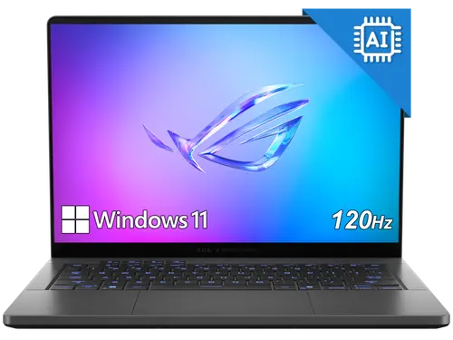 Лаптоп, Asus ROG Zephyrus 14, GA403WR-QS092W, AMD Ryzen AI 9 HX 370  2.0GHz (36MB Cache, up to 5.1GHz),14.0 OLED WQXGA+(WQ+) 2880*1800 16:10 400nits, 120 Hz,LPDDR5X 32GB ( onbd) ,1TB G4,RTX5070 Ti 12GB,Wi-Fi 7 ,Backlit Kbd 1-Zone RGB, Windows 11,Grey - image 5