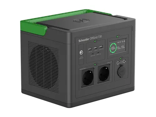 Преносима захранваща станция, Schneider OffGrid Portable Power Station 730, 738Wh Lithium-ion, 2 Schuko, Sinewave - image 1