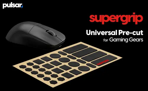 Pulsar универсални предварително изрязани грип ленти Supergrip Universal Grip Tape Precut Sheet - image 4