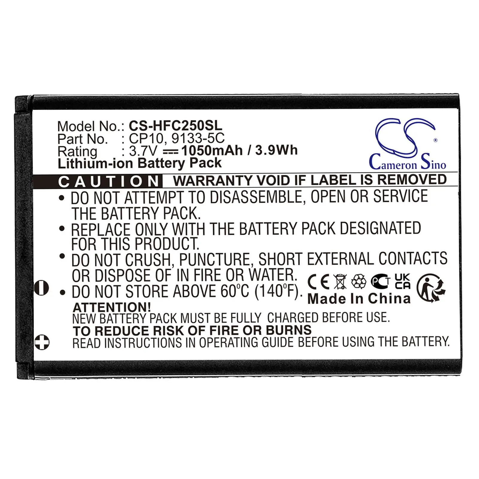Батерия за мобилен телефон DORO 332 HARE LiiIon  3,7V 1050mAh CAMERON SINO - image 2