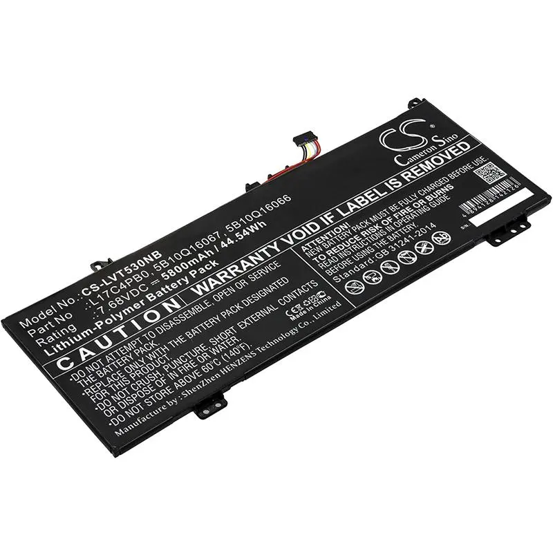 Батерия за лаптоп LENOVO IdeaPad 530S, Yoga 530-14A L17C4PB0 7,68V 5800mAh LiPo CAMERON SINO