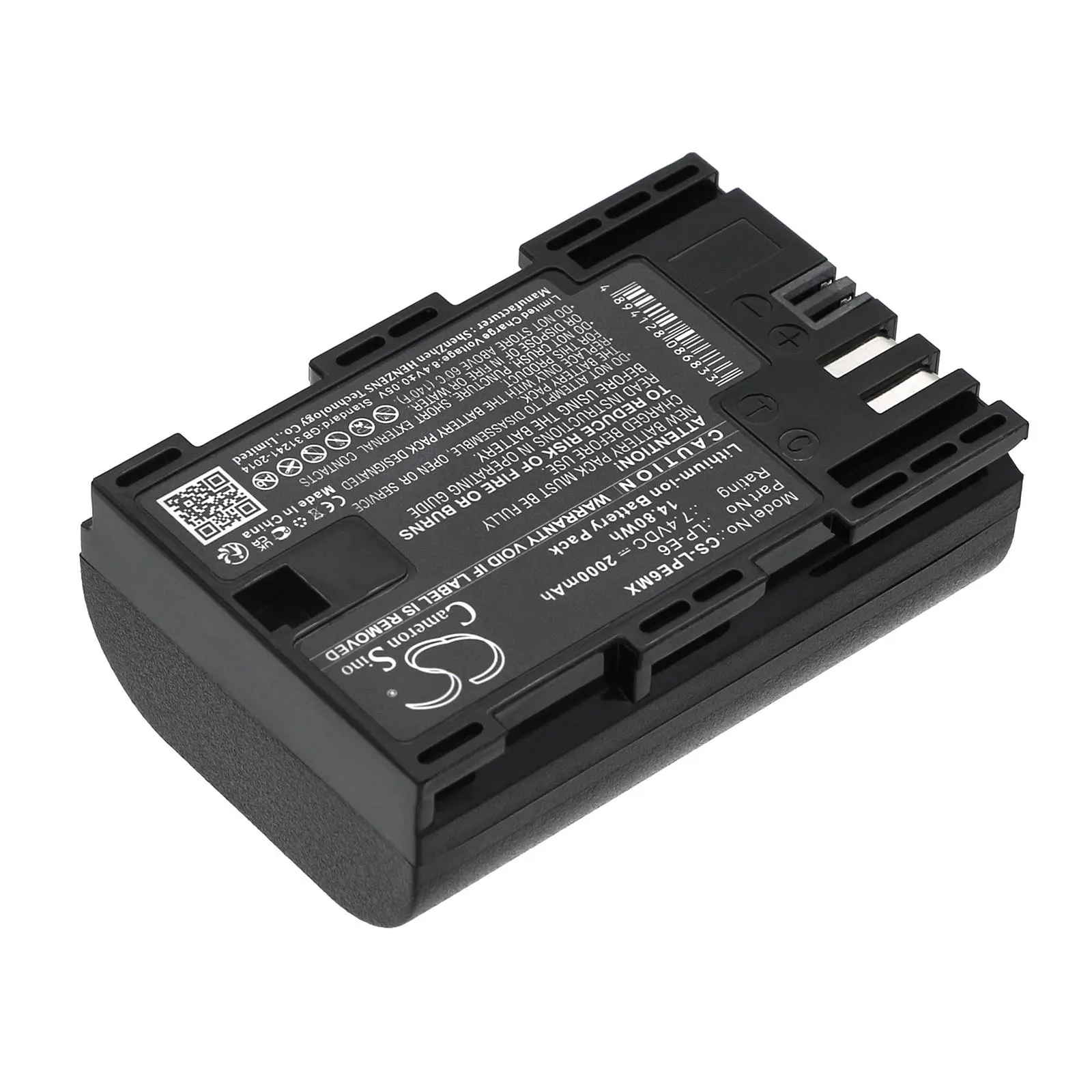 Батерия за камера CANON LPE6 LiIon 7.4V 2000mAh Cameron Sino - image 1