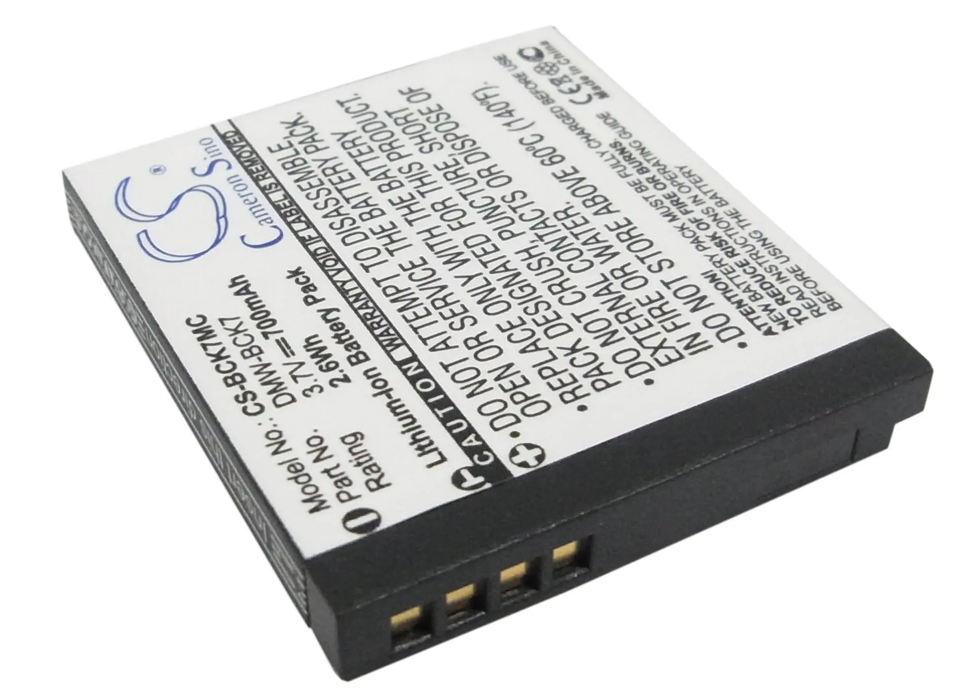 Батерия за камера Panasonic Lumix DMC-S3 3.7V 700 mAh DMW-BCK7 Cameron Sino - image 1
