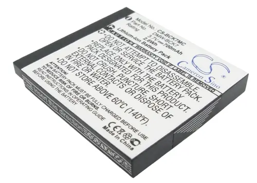 Μπαταρία για κάμερα Panasonic Lumix DMC-S3 3.7V 700 mAh DMW-BCK7 Cameron Sino - 1
