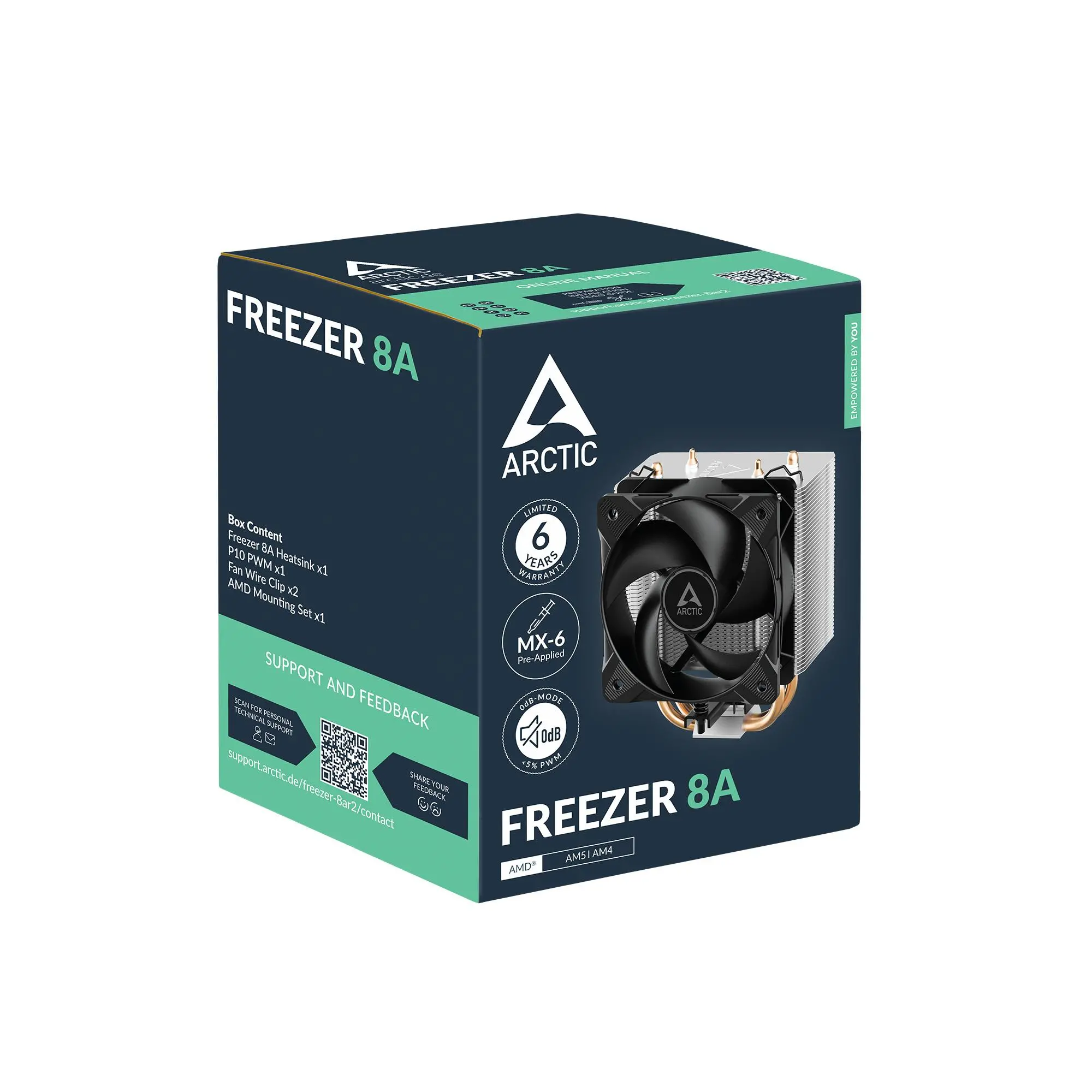 Охладител за процесор ARCTIC Freezer 8A - AM4/AM5 - image 5