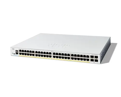 Комутатор, Cisco Catalyst 1200 48-port GE, PoE, 4x10G SFP+ - image 1