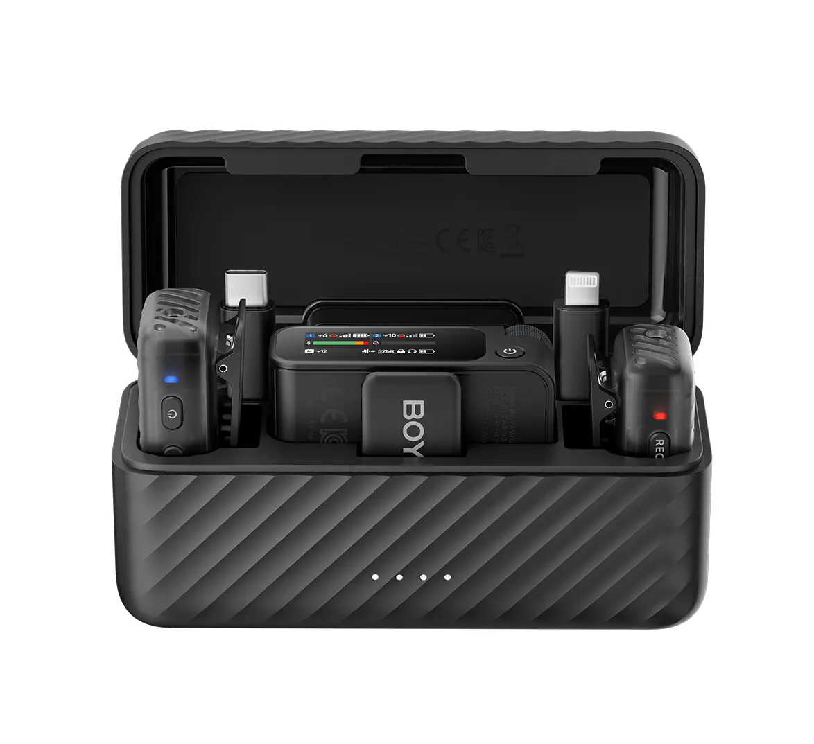 Безжична система микрофони All-in-One BOYA BOYAMIC 2 - image 1
